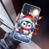 Christmas Penguin Phone Case For Samsung Galaxy A12 A52S A42 A32 A22 A51 A50 Note 20 Ultra 10 S10 Plus A71 A70 A31 A30 A10S Gala