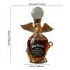 Caraffa in Vetro a Forma di Aquila Caraffe per Alcol Statua di Animale Bottiglia di Vino Commemorativa Per Uomini Donne Collezionabile Armadietto Casa