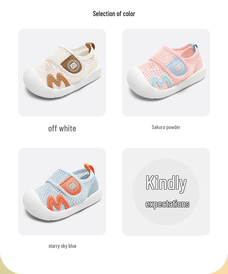 Breathable Summer Mesh Sandals for Toddler Boys, Soft Sole, Ages 1-3