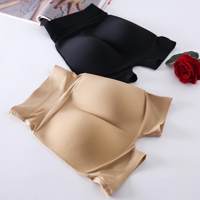 Bragas realzadoras de trasero falso para mujer, ropa interior levantadora de glúteos y cadera, pantalones cortos transpirables suaves y sin costuras con realce inferior
