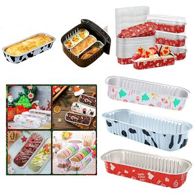 Aluminum Foil Cake Pan with Clear Lids Disposable Baking Cups for Brownies Muffins and Desserts Perfect for Parties and Gifting