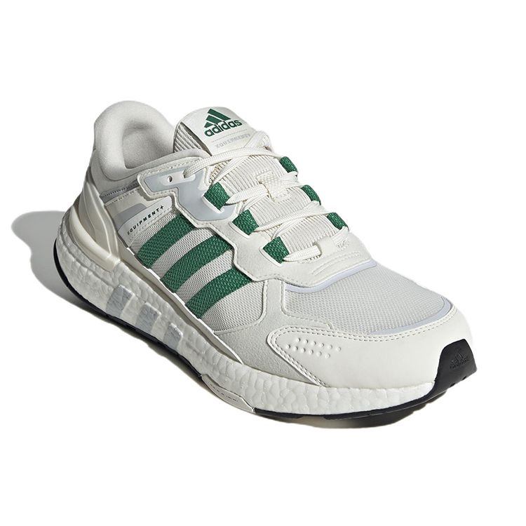 Adidas Equipment+ Versatile Comfortable Fabric Low-Top Casual Running Shoes Unisex Sneaker Gray Green GY6605