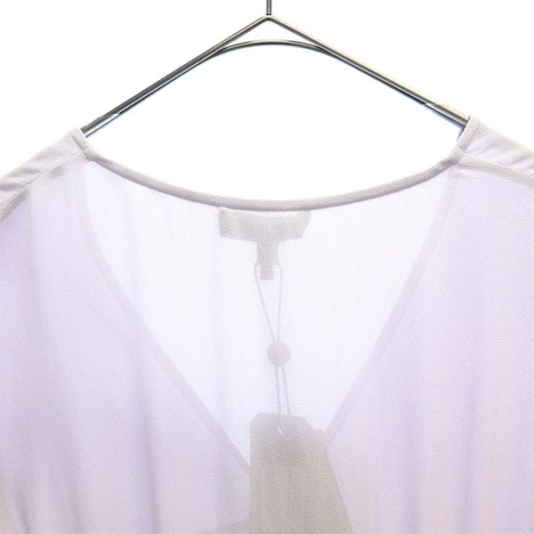 Unused Rag & Bone Short Sleeve Sheer Long Dress S Purple Women Used
