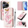 Luxury Flip Leather Case For Huawei Pura 80 Ultra 5G Flip Cover For Huawei P80 Pura 80 Pro+ Plus Wallet Bags Flower Cases Shell