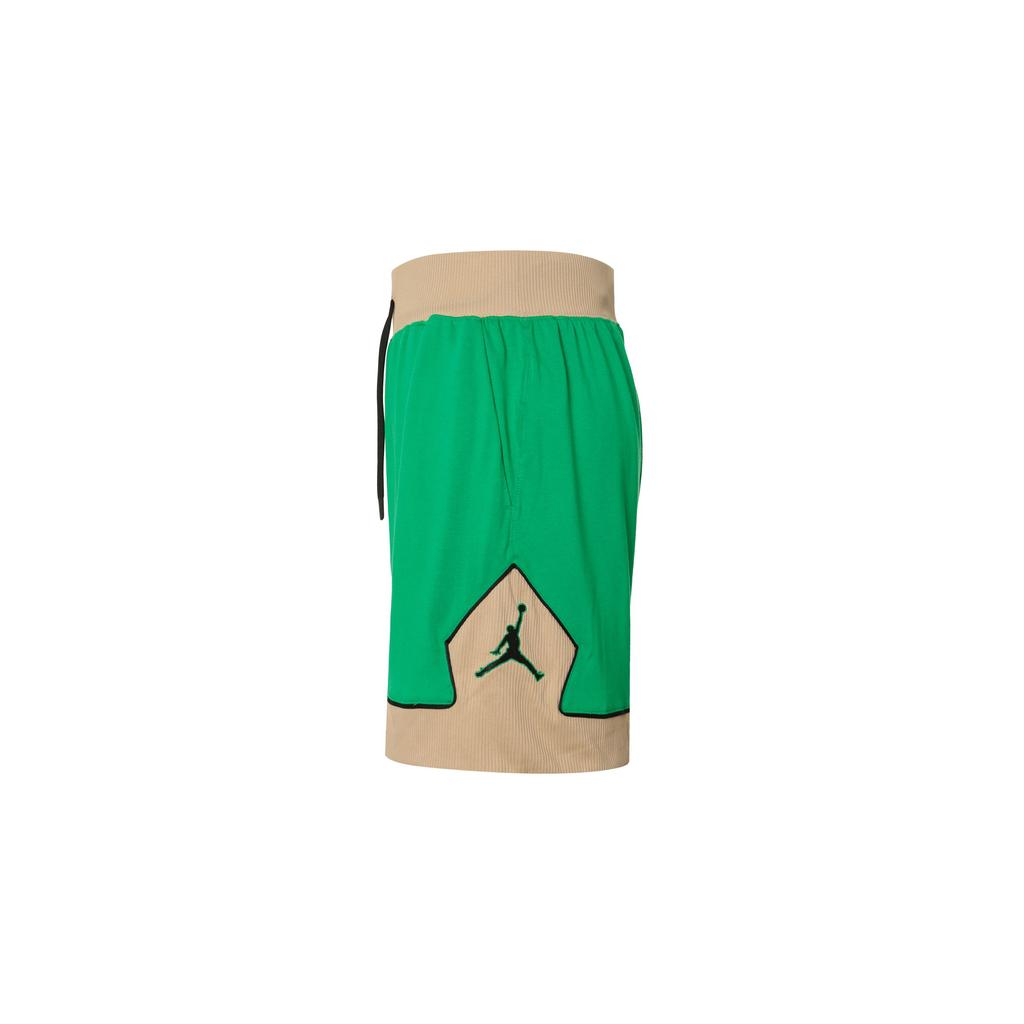 Jordan Color Block Logo High Waist Drawstring Pocket Shorts Women Shorts Green DZ3352-310