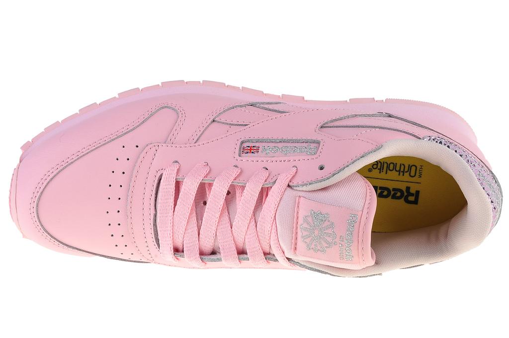Reebok Classic Leather Metallic, for Girl Pink Sports Shoes