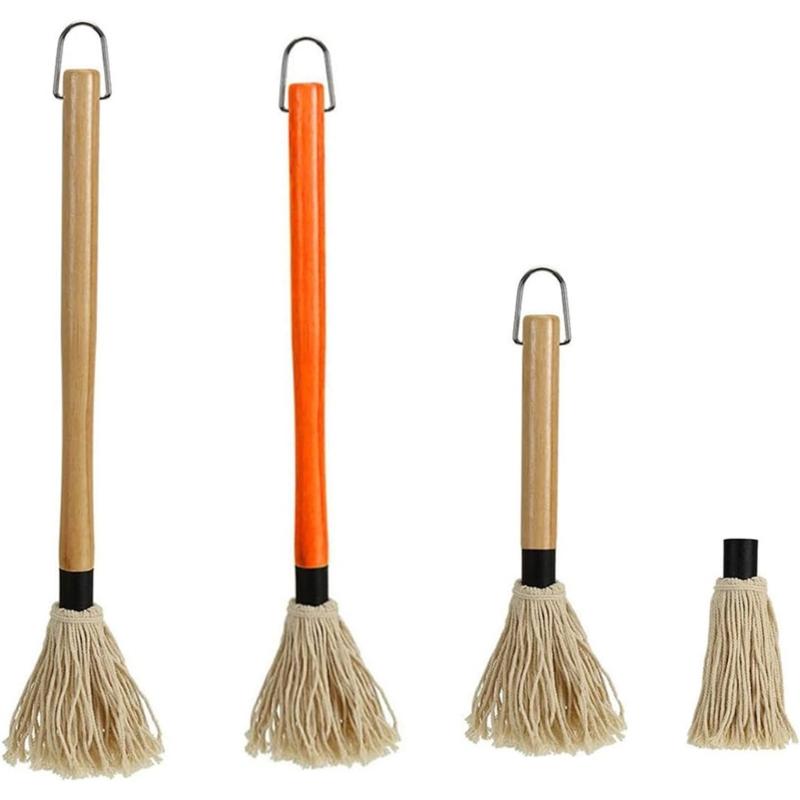 

Multipurpose Kitchen Brushes with Wood Handle Cooking Brush Set Baking Brush Set Kitchen Utensils Grilling Brushes 1
