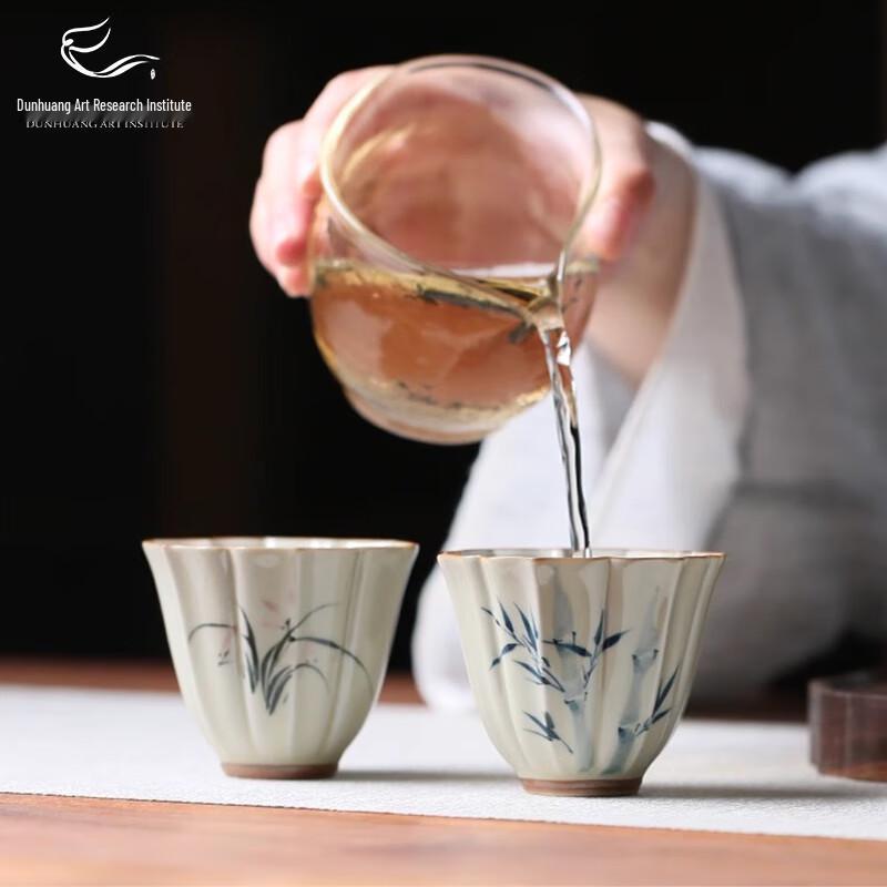 Дуньхуанское искусство Бамбуковая тень Керамические чайные наборы