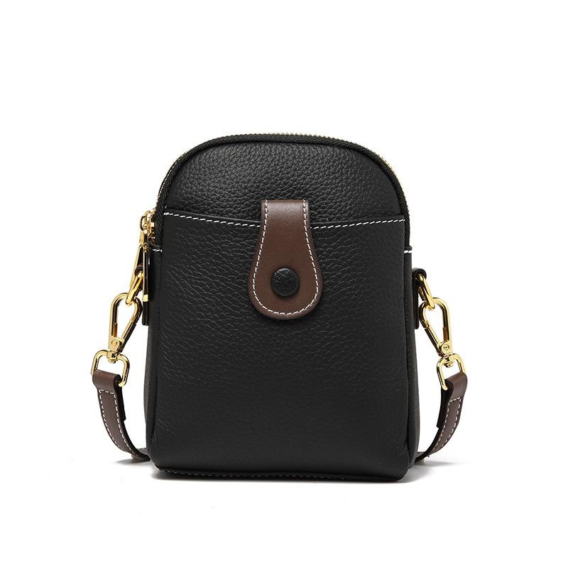 Leather mobile phone bag women's versatile new fashion women's bag messenger bag women's small bag shoulder bag small square bag