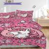 Unicorn Rainbow Dreams Cute Illustration Threepiece Set 1 Duvet Cover 2 Pillowcase Without Core Christmas Birthday Gift