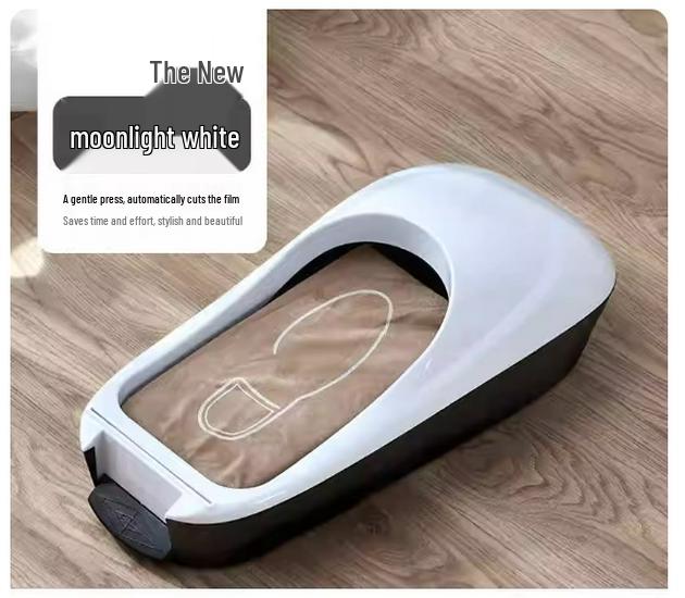 Automatyczna maszyna do nakładania ochraniaczy na buty obsługiwana stopą: Nowy model do ochrony podeszwy butów domowych