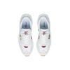 Li Ning Fangyuan Fabric Classic Shock Absorbing Breathable Low Top Sports Casual Shoes Women sneaker White Red AGCS108-5