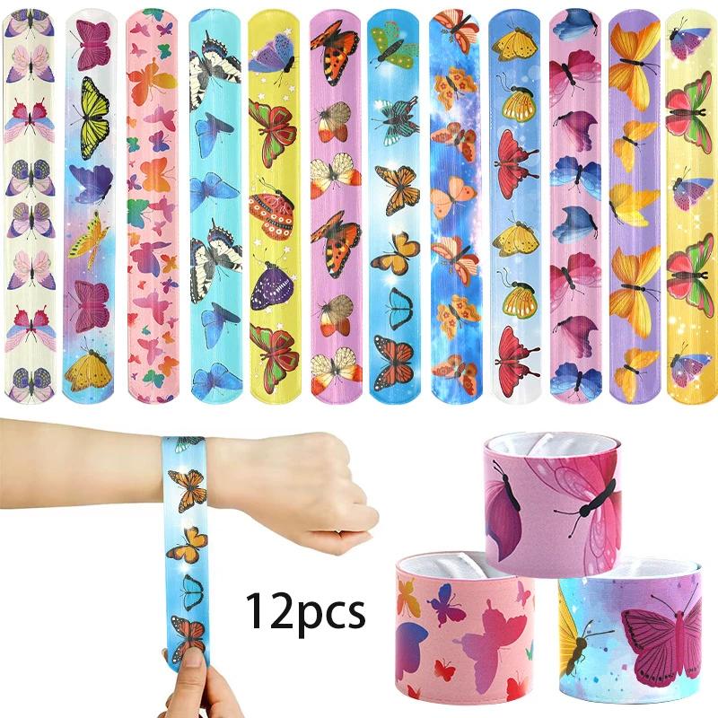 PVC Slap Bracelets Cute Animal Capybara Dinosaur Bees Kids Birthday Party Favors Christmas Souvenir Halloween Decorations Gift