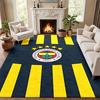 Fenerbahce Carpet Door Mat for Living Room or Bedroom Protective Mat Under Chair Office Decoration Christmas Gift Birthday Present
