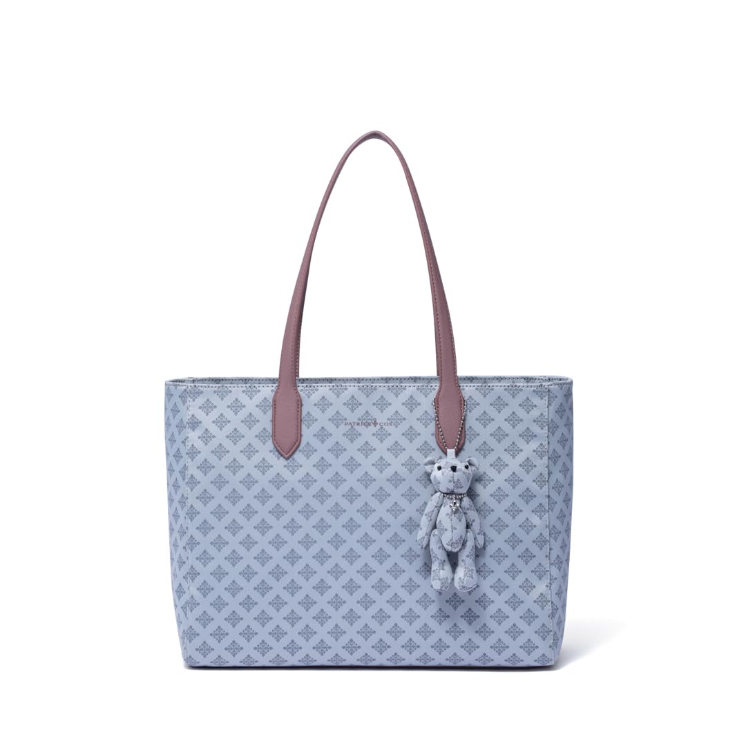 

Patrick Cox Color Quartet 2 Tote Bag with Original Charm, Colored Handles, Lightweight, Pink, PXLHDEH1, Women s