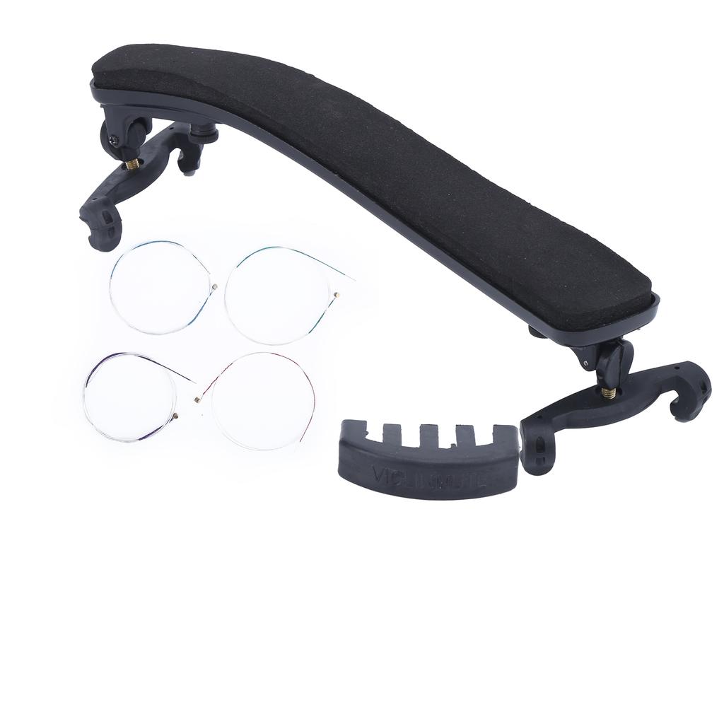 3 i 1 Fiolindeler Sett Skulderstøtte Demper Streng Musikkinstrument Tilbehør