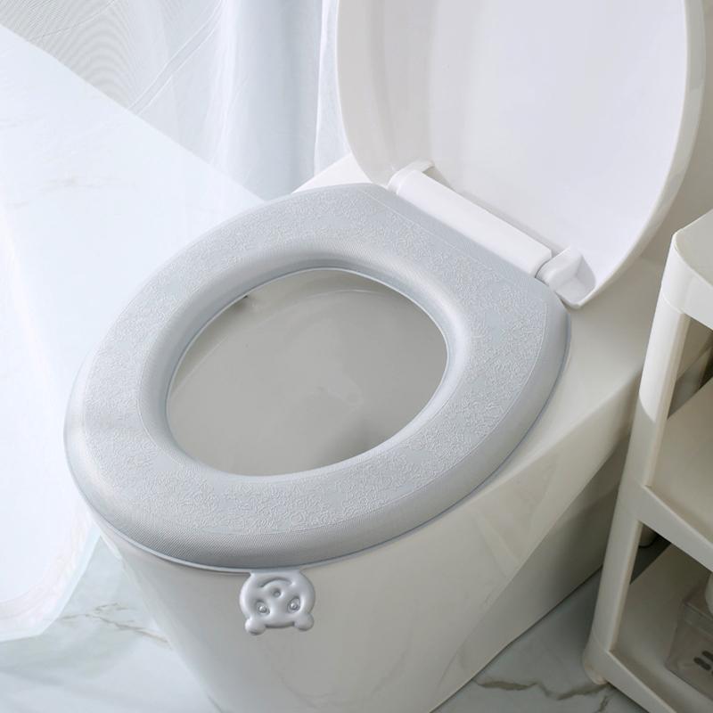 

1Pc EVA Waterproof Four Seasons Universal Handheld Lift Thickened Bathroom Washable Closestool Cushion Soft Toilet Seat Mat