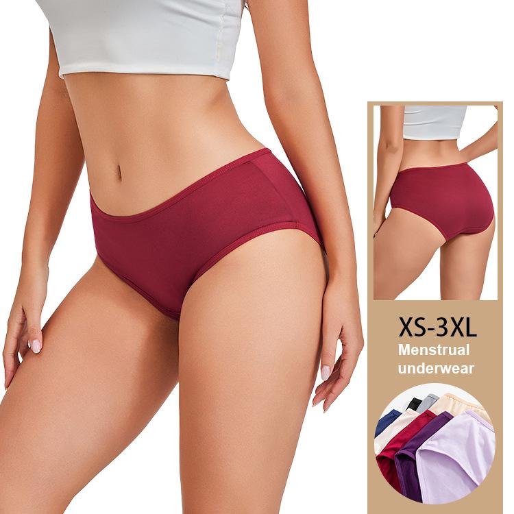 ODM 5 Pack Ladies Women's High Waist Cotton Panties Panty Briefs Underpants Soft Elastic Cotton Underwear Plus Size