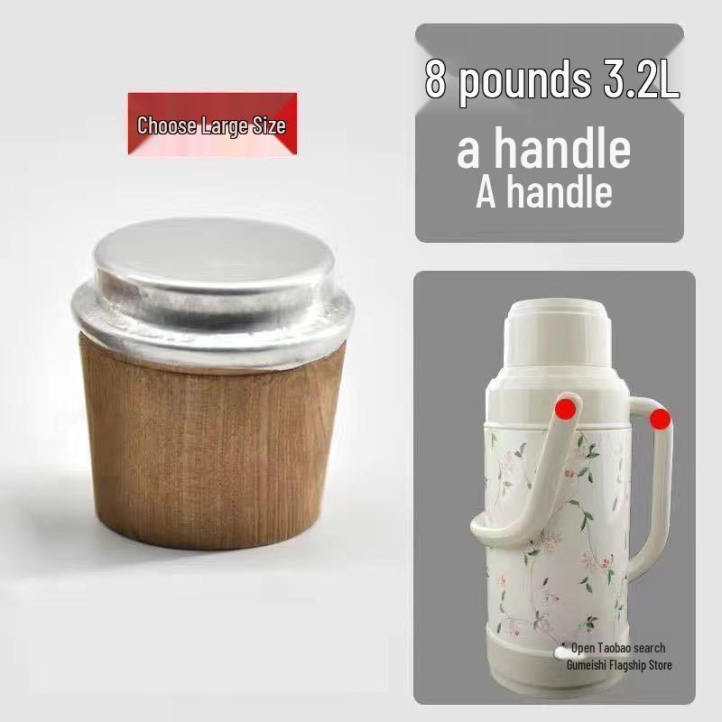 

Old-Fashioned Thermos Flask Stopper: Leak-Proof Insulation Cork for Warm Kettles and Hot Water Bottles.