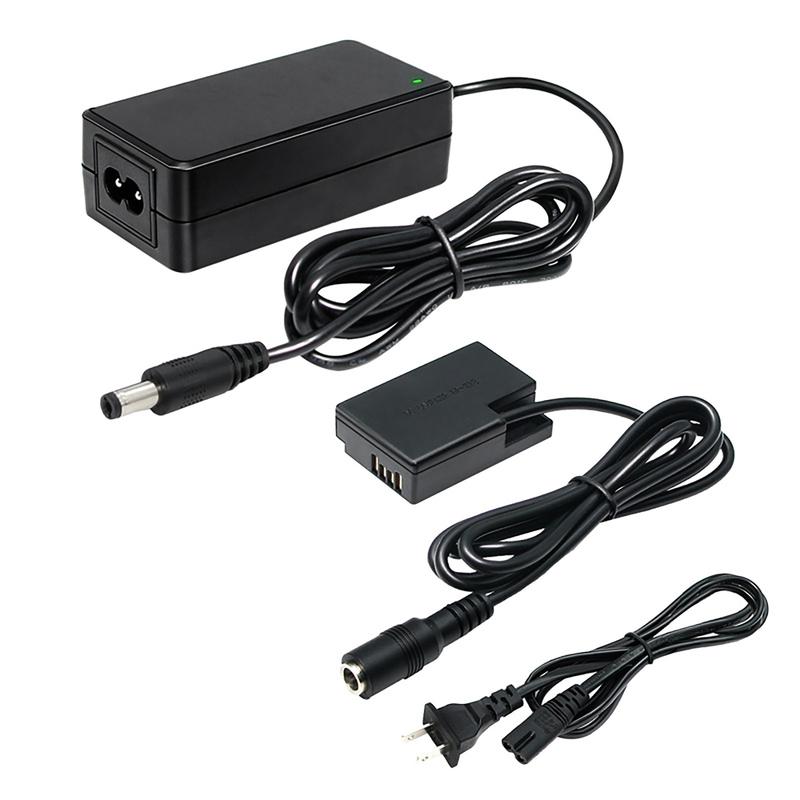 ACK-E18 AC Power Adapter LP-E17 Dummy Battery DR-E18 DC Coupler Kit for Canon EOS Rebel T6i T6s T7i T8i RP R10 77D 200D 250D US