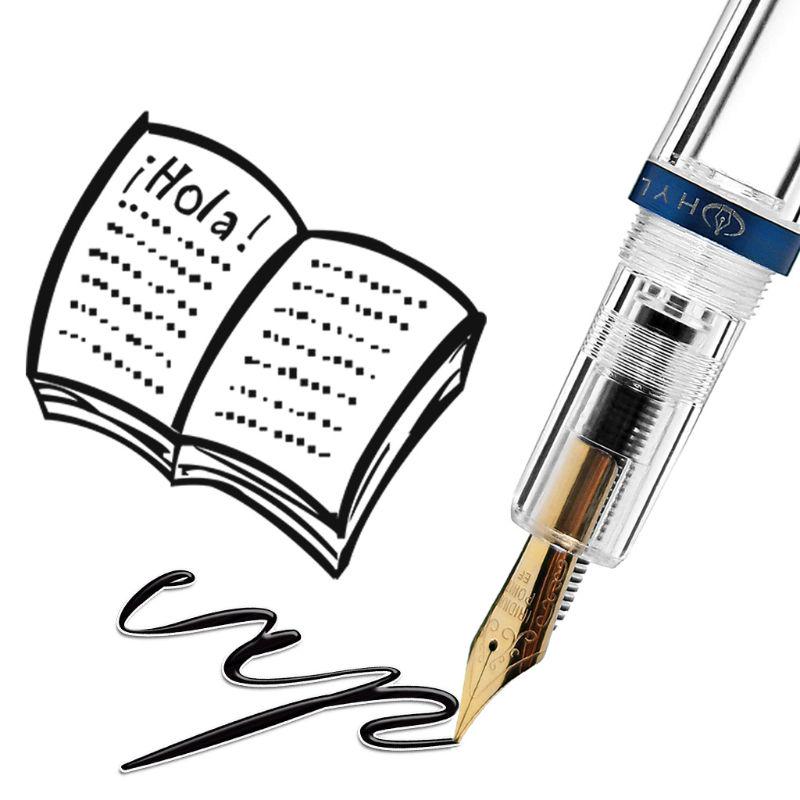 0.38/0.5mm Fountain Pen Art Creation Painting Font Design Scrapbook DIY Student School Supplies