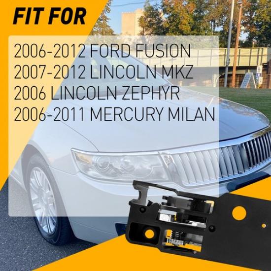 For Ford Fusion 2006-2012 Front Inner Ide Door Handle Chrome Left Right Side
