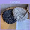 Color Solid Stripes Eight Panel Hat Breathability Women Casual Outfits Summer