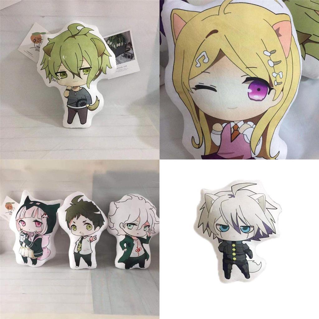 Urocza pluszowa zabawka Danganronpa Miękka poduszka wypchana z Nanami Chiaki i Nagito Komaedą