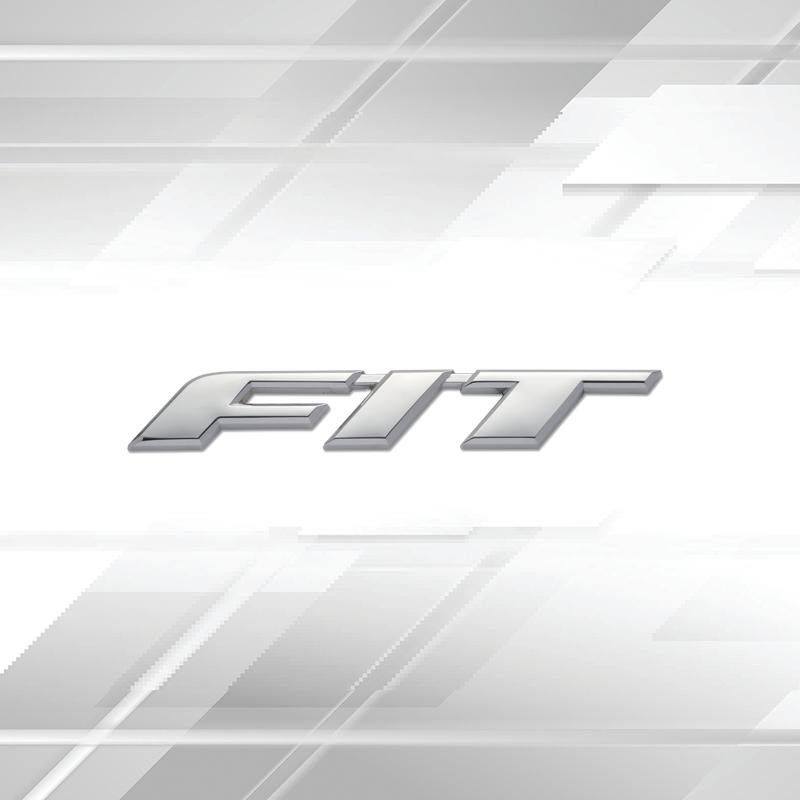 QLN2 Car Badges FIT Trunk Emblem Metal Stickers Body Decals Letter Decor For Honda FIT JAZZ GK5 TYPER Mugen City