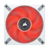 CORSAIR ML120 LED White 120mm Magnetic Levitation Red LED Fan with Single Pack ELITE, Frame, AirGuide, CO-9050126-WW