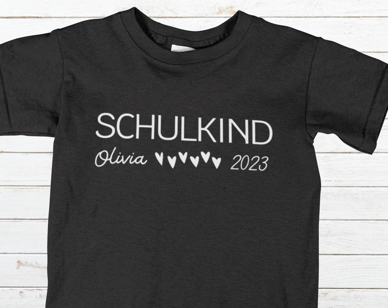TShirt back to school enrollment elementary school student schoolchild name personalized school starter gift - Kids Premium Shirt S