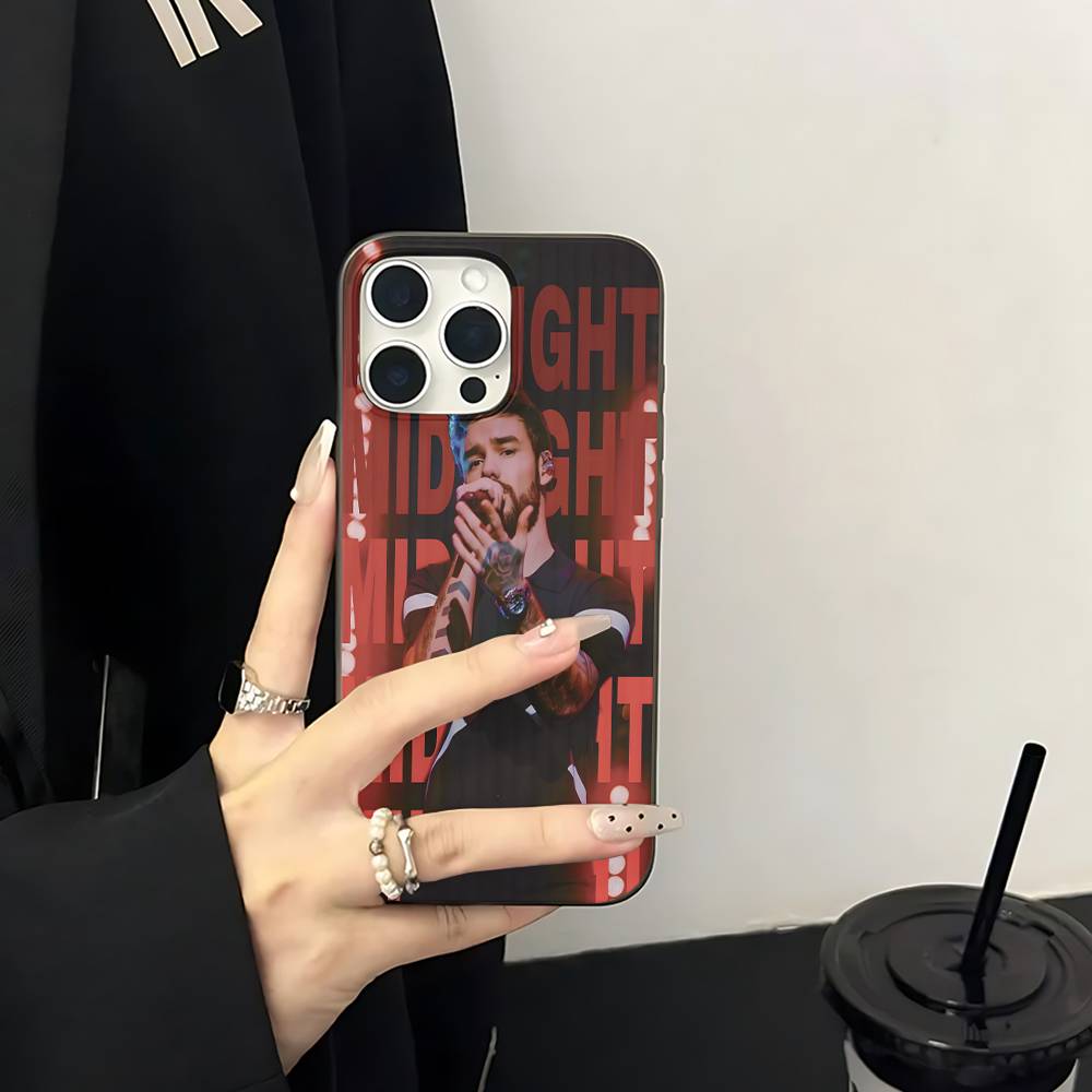 Singer L-Liam P-Payne For Phone 17 16 15 14 13 12 11 Pro Max Plus Pro Air Phone Case Corrugated Stripe Back Cover iPhone 16