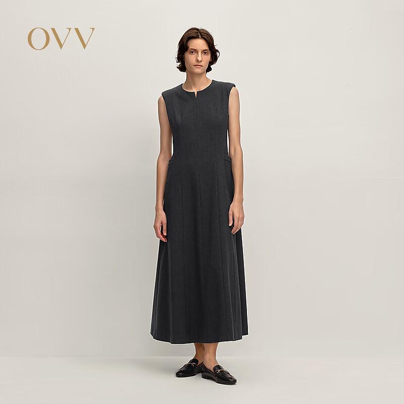 OVV Women s Elegant Sleeveless Midi Dress L