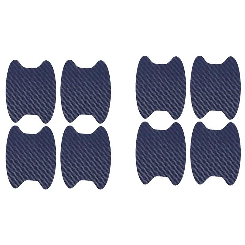 4 bucăți/set autocolant pentru ușa mașinii din fibră de carbon capac rezistent la zgârieturi Film de protecție pentru mânerul auto Accesorii auto pentru stilul exterior