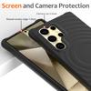 For Samsung Galaxy S24 Ultra Magnetic Case Ripple Texture Anti-Drop Liquid Silicone Phone Cover