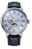 Montre Automatique Orient Star M45 F7 avec Phase de Lune Mécanique Fabriquée en Édition Limitée à 270 Inclut un Interchangeable et Livrée avec une Garantie Phase de Lune Bleu Clair,