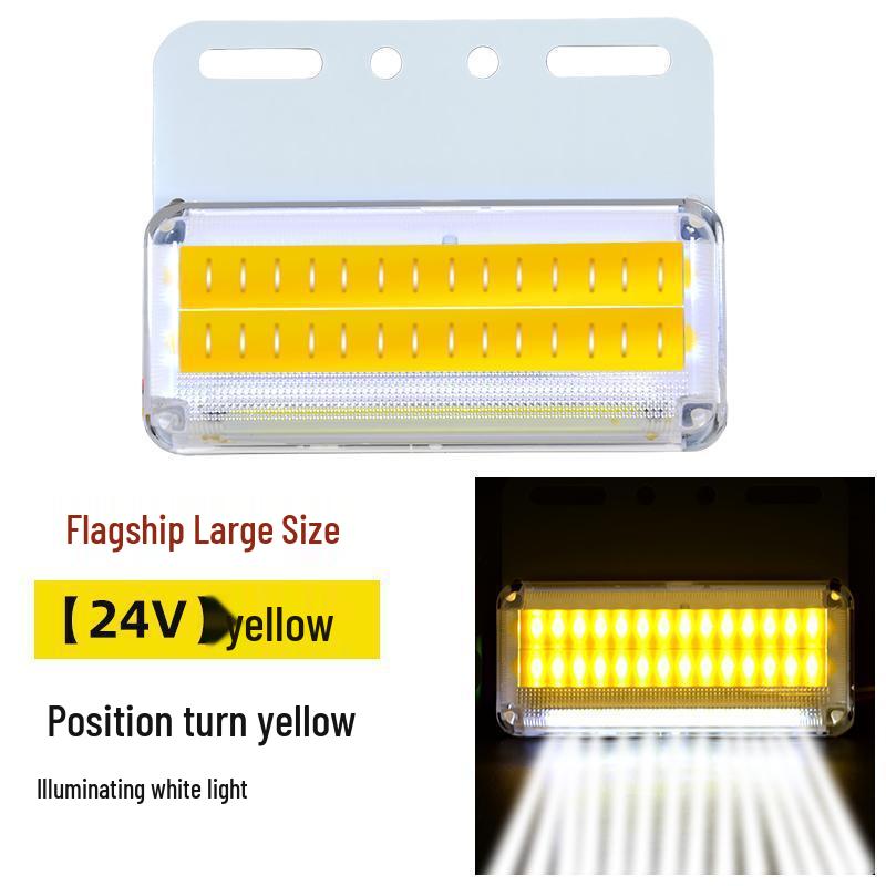 Truck Side LED Lights 24V - Super Bright, Waterproof Ground Illumination Marker Trailer Lights