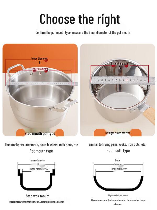 

Stainless Steel Universal Steamer Basket