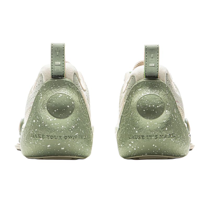 Li Ning Kids Basketball Fashion Trend Non-Slip Wear-Resistant Low-Top Basketball Shoes Men sneaker Light-Green YKBV070-3
