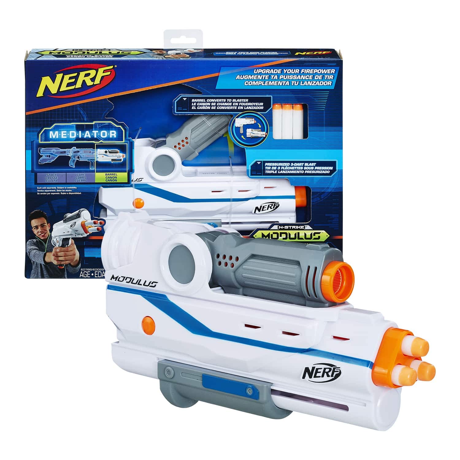 

Ствол Nerf Modulus Mediator E0786 Оригинальный продукт