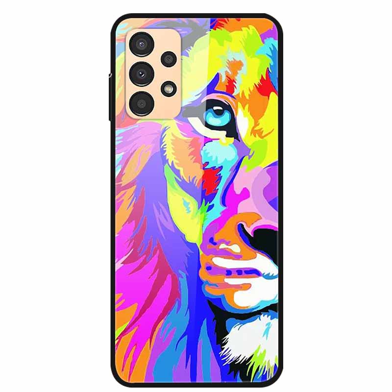 Funda para Samsung A53 5G 2022 Mármol Vidrio Templado Tapa Dura para Fundas de Teléfono Samsung Galaxy A33 A73 5G Protección Fundas