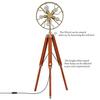 5 Holder Antique Floor Industrial Vintage Floor Fan Lamp Studio Spot Lamp Move Light, Theater Light, Studio Light, Home Décor Floor Lamp