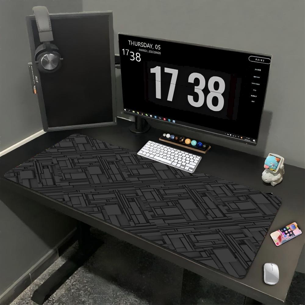 Spatial Graphics Mouse Pad Computer Accessories Office Game Table Mats Rubber Anti-slip Gaming Keyboard Mousepads XXL Desk Pads