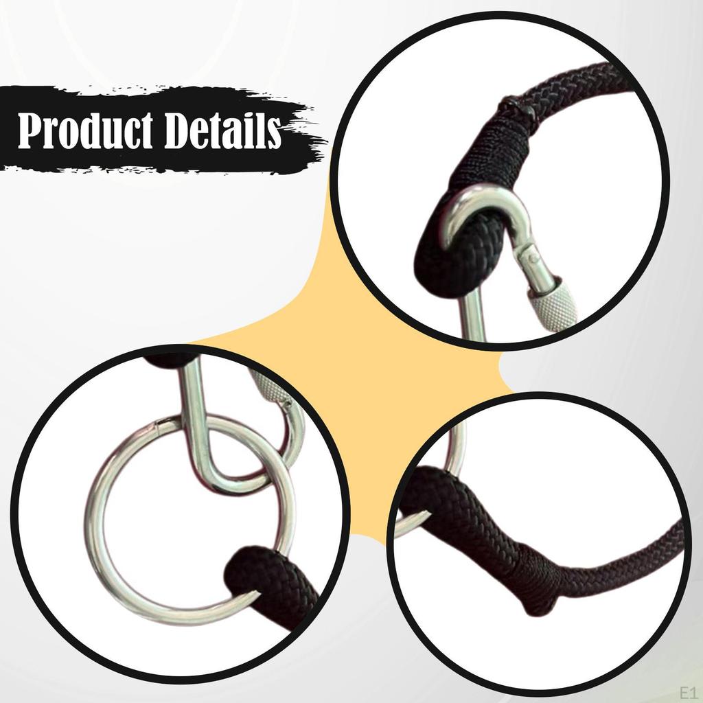 Equestrian Weaving Rope Buckle Easy To Use Anti Latch Outdoor Sports Practical Stable