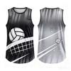 Summer Casual Men's Tank Top Outdoor Volleyball Training Sports Vest Man Sleeveless Shirt Fashion Quick Dry Breathable Gym Tees