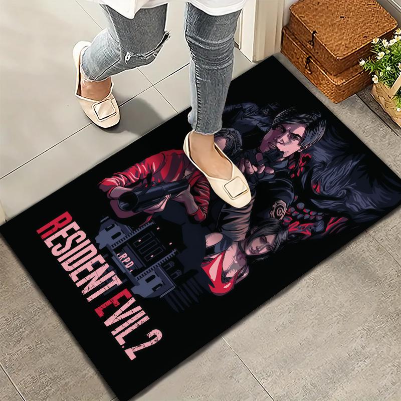 Resident Evil Carpet Rug for Living Room Bedroom Home Sofa Decoration,Kids play Nonslip Floor Mat