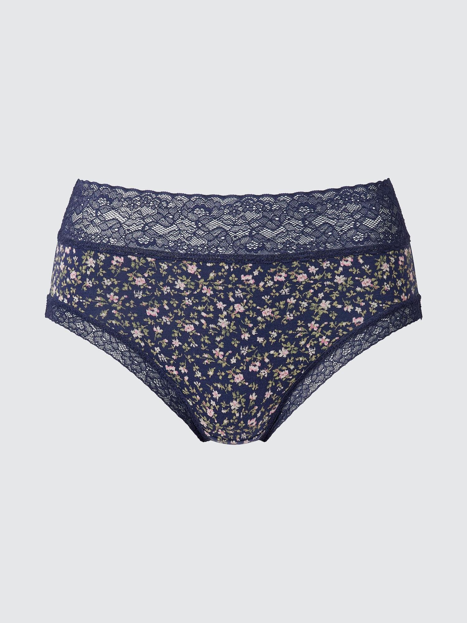 

Шорты Uniqlo Мелкий цветок Посадка на талии 67 BLUE/WOMEN 3XL