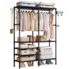 Multifunctional Large-Capacity Indoor Clothes Drying Rack and Wardrobe Cupboard