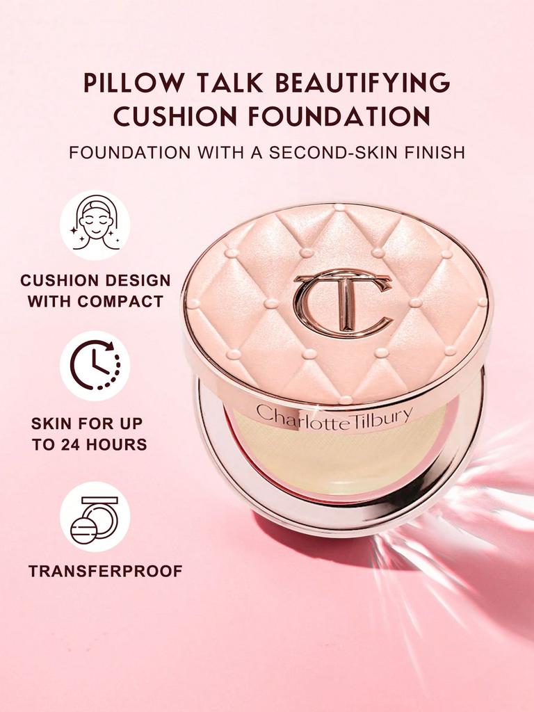 Charlotte Tilbury 1C Fair Pillow Talk Cushion 5g Beautifying Radiant Base