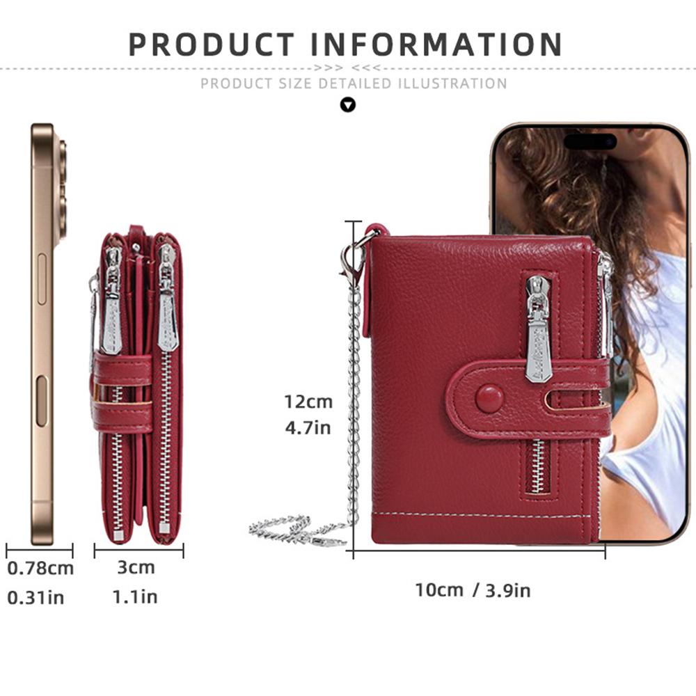 Neue Damen Kurzgeldbörse Damen High-End Kartenetui integrierte PU Damen Münzbörse Geldbörse